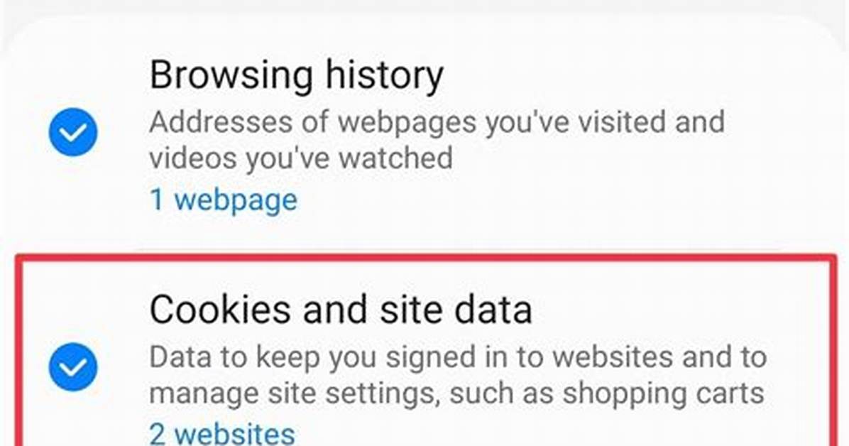 Question: How to Clear Cookies from Android?