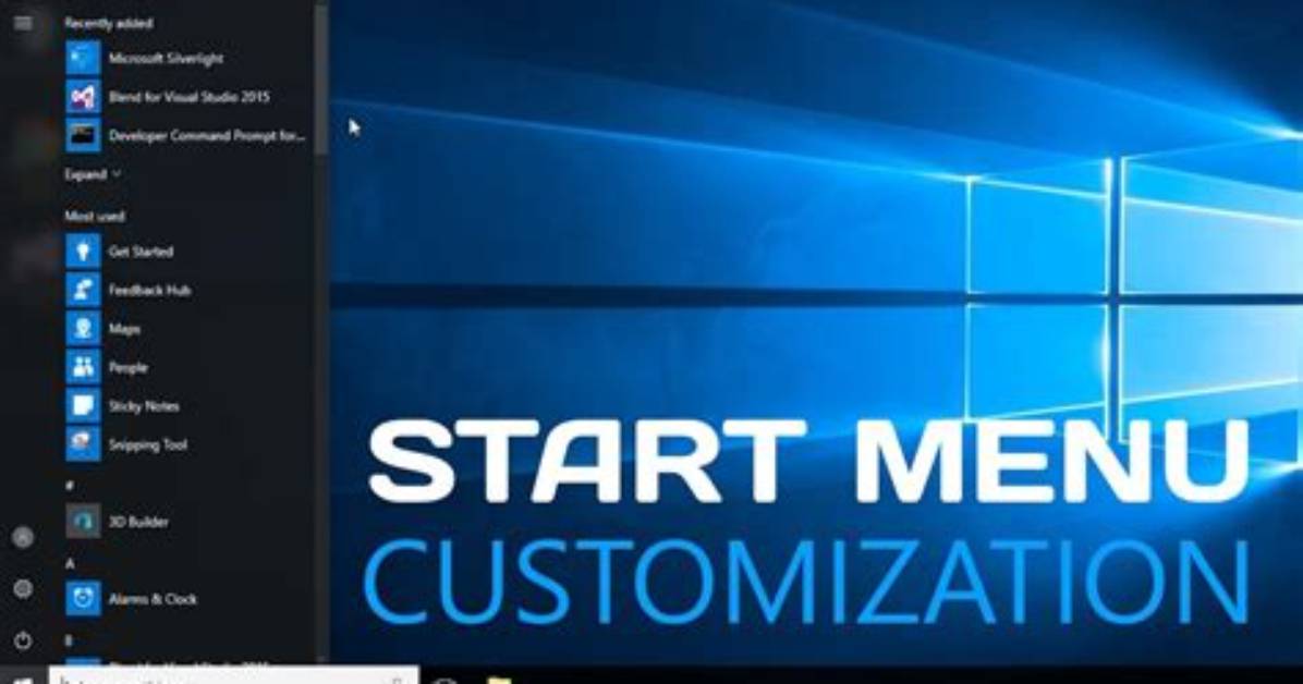 Question: How to Customize Start Menu Windows 10?