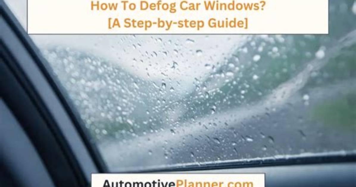 Question: How to Defog Windows?