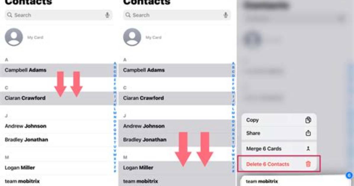 Question: How to Delete Multiple Contacts on Android?