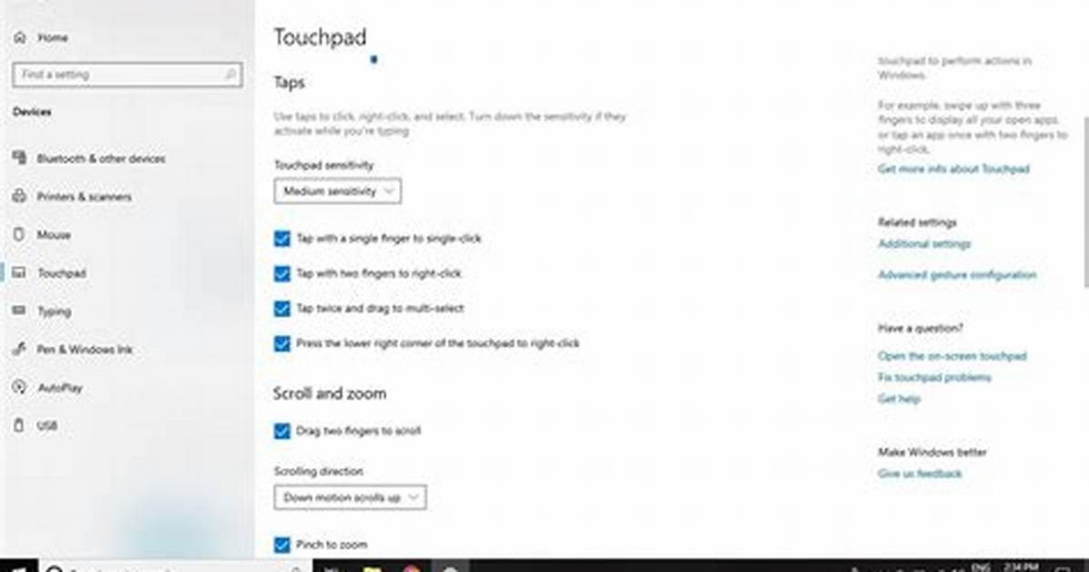 Question: How to Disable Touchpad Windows 10?
