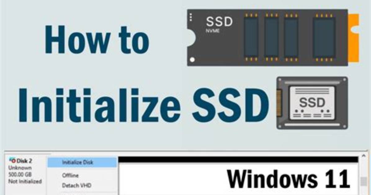 Question: How to Initialize Ssd Windows 10?