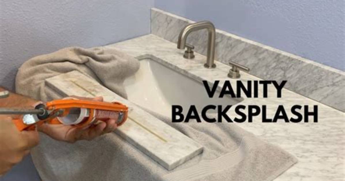 Question: How to Install Bathroom Vanity Backsplash