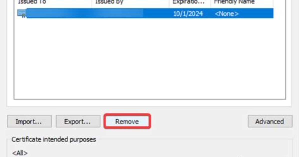 Question: How to Remove Certificates from Windows 10?