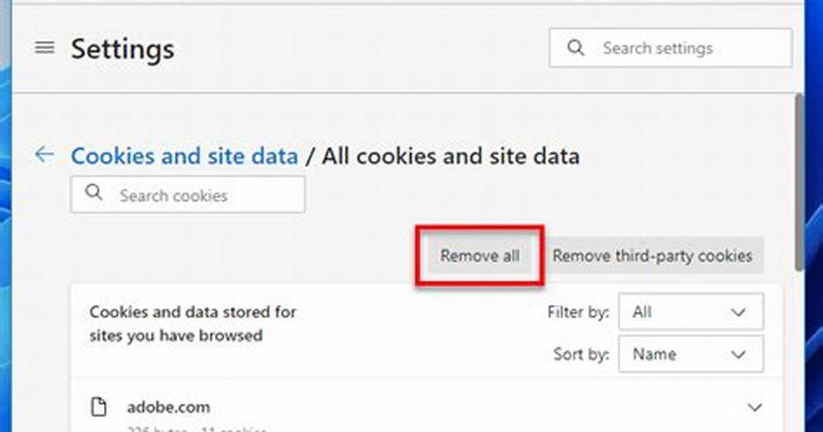 Question: How to Remove Cookies from Windows 10?