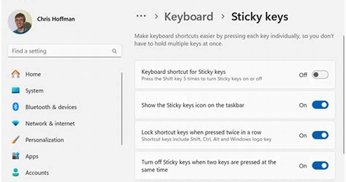 Question: How to Remove Sticky Keys Windows 10?