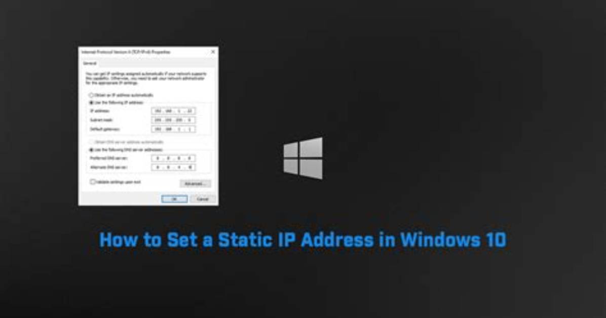 Question: How to Set Static Ip Windows 10?
