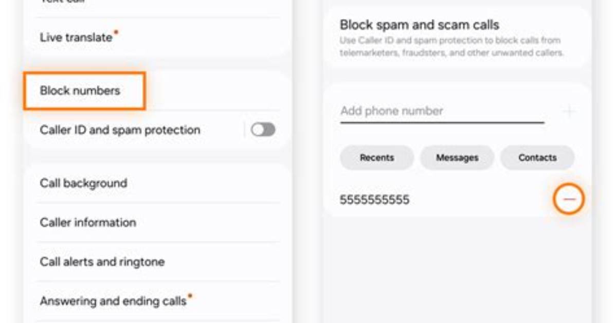 Question: How to Unblock Number on Android?
