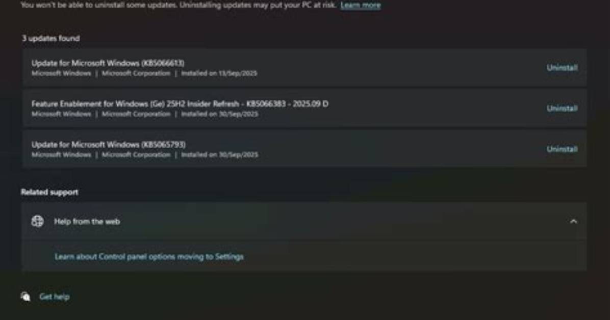 Question: How to Uninstall Windows Update?