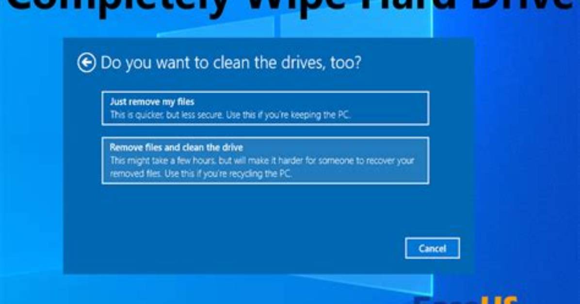 Question: How to Wipe Your Computer Windows 7?