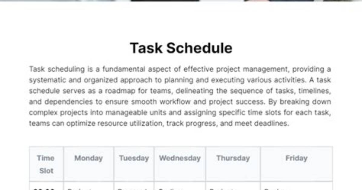 Question: How Would You Schedule a Task in Linux?