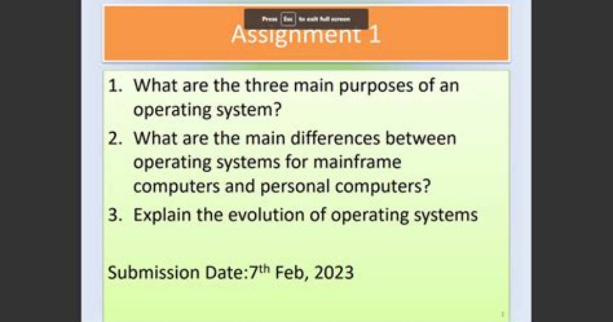 Question: What Are the Three Main Operating Systems?