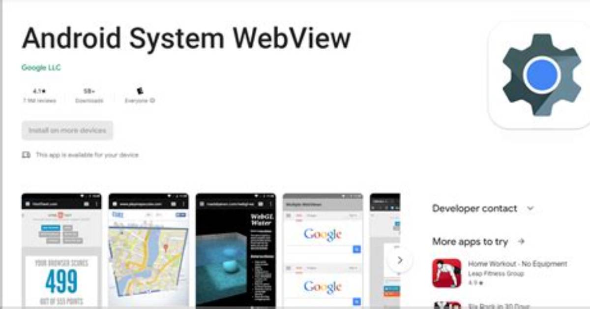 Question: What Does Android System Webview Do?