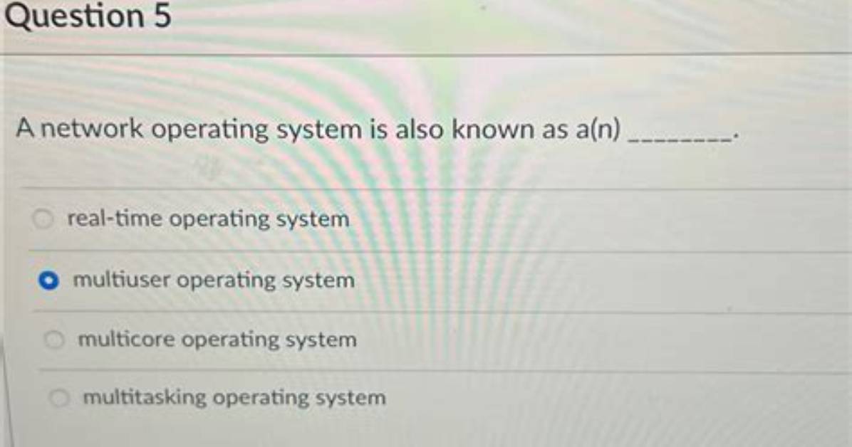 Question: What Is a Network Operating System?