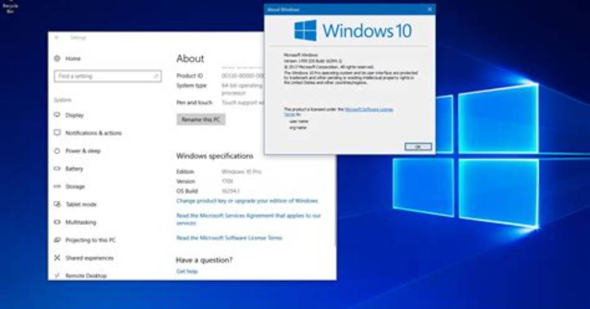Question: What Is Windows 10 Version 1709?