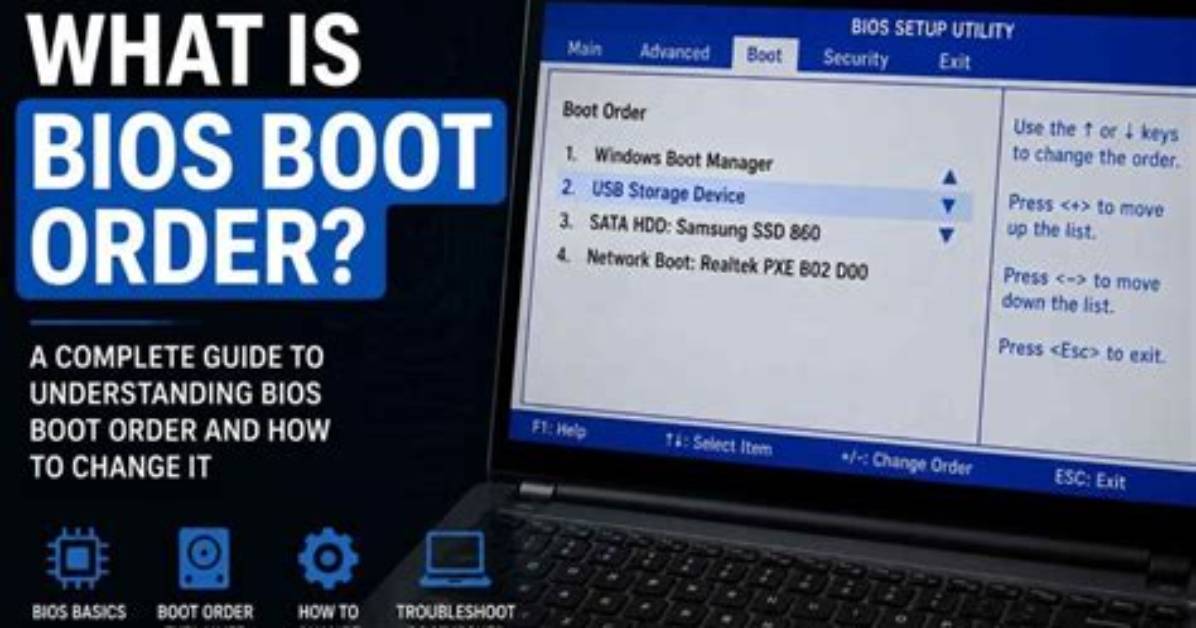 Question: What Should Be the Boot Order in Bios?