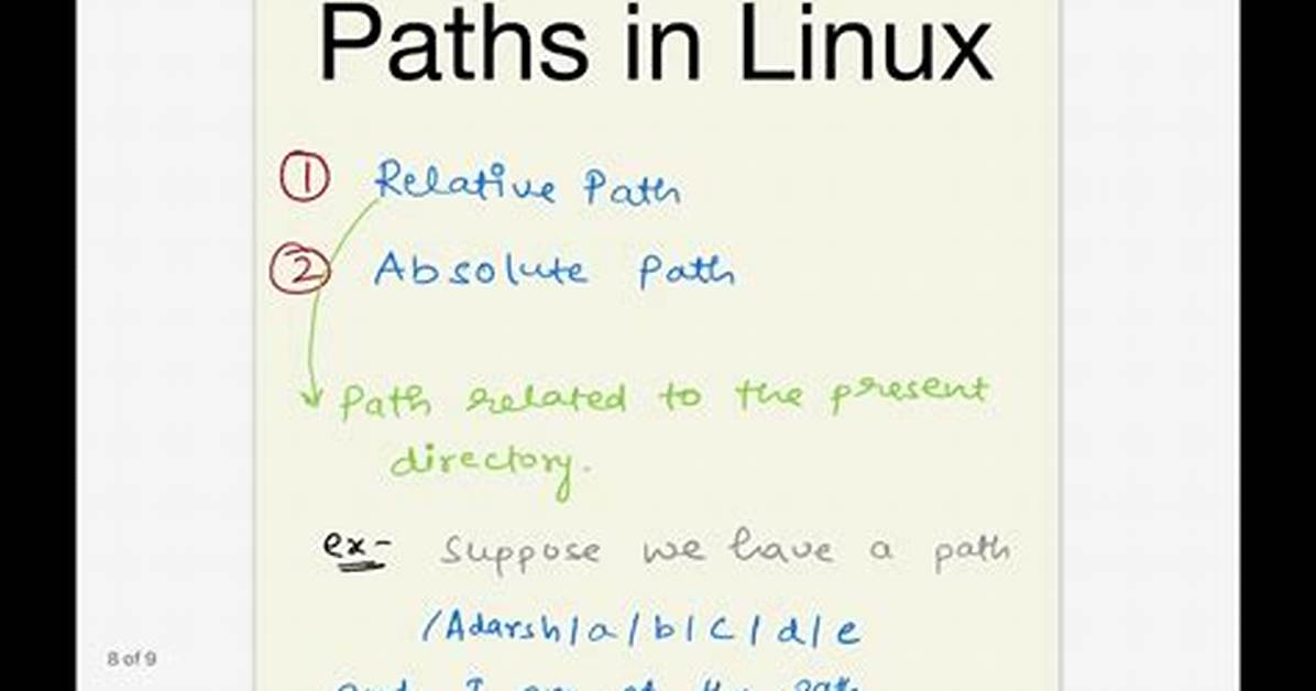 Question: Where Is Absolute Path in Linux?