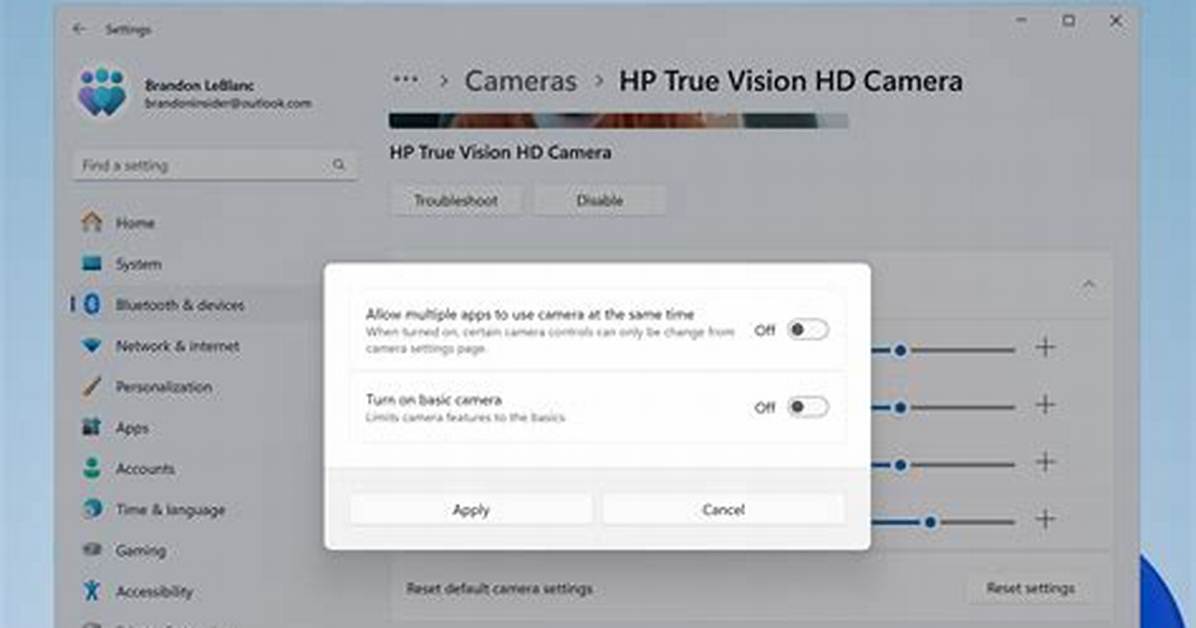 Question: Where Is Camera Settings in Windows 7?