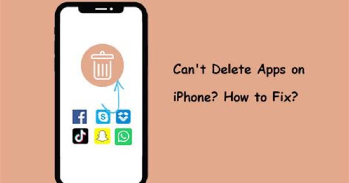 Question: Why Can’t I Delete Apps Ios 14?