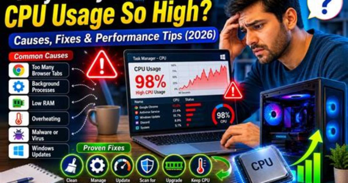 Question: Why Is Cpu Usage So High Windows 10?