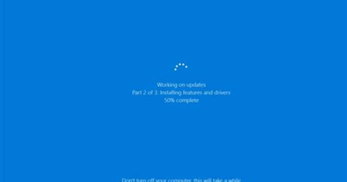 Question: Why Is This Windows Update Taking So Long?