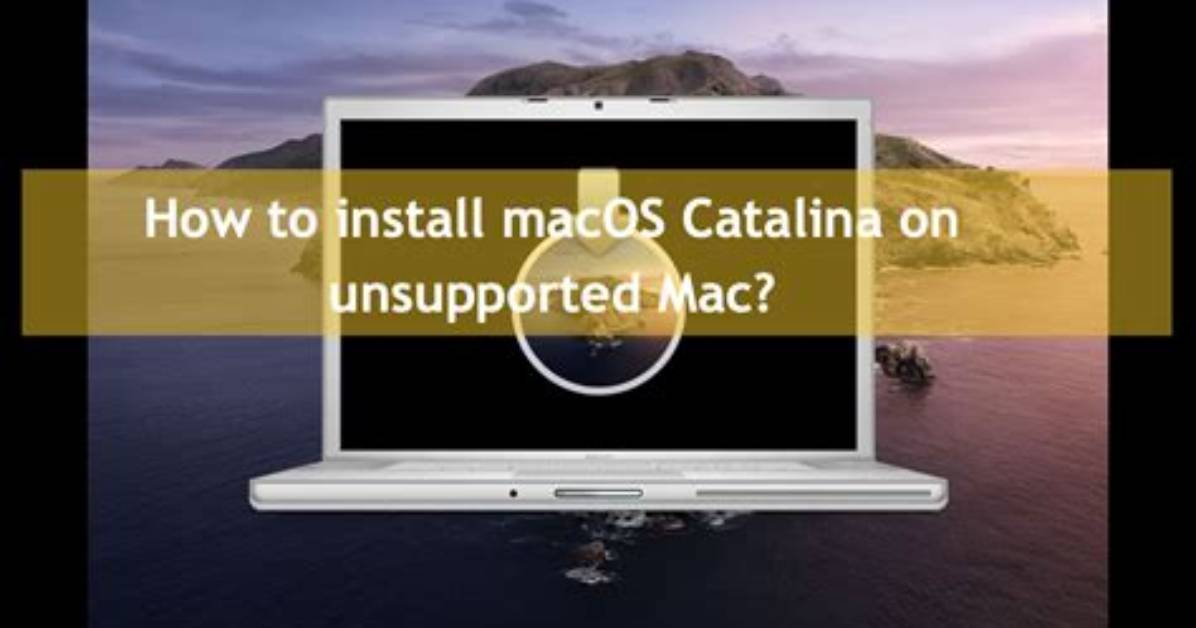 Question: Why Won’t macOS Catalina Install on My Mac?