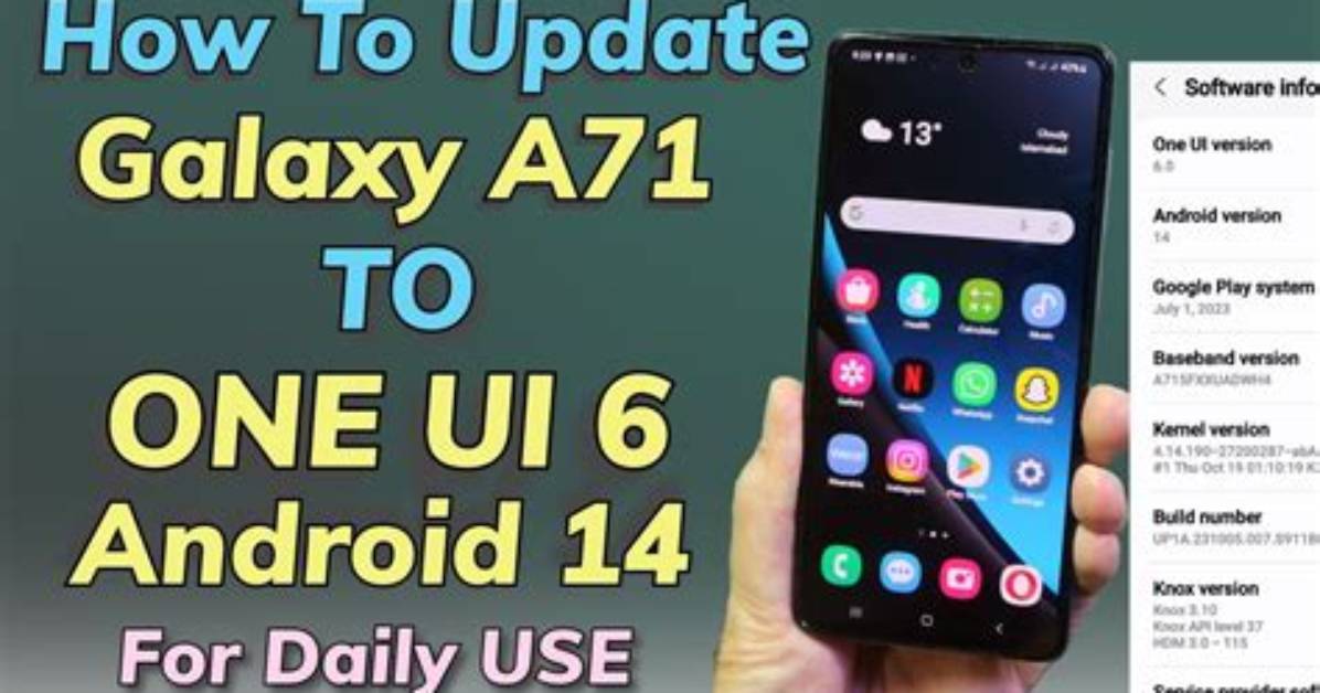 Question: Will Samsung A71 Get Android 12?