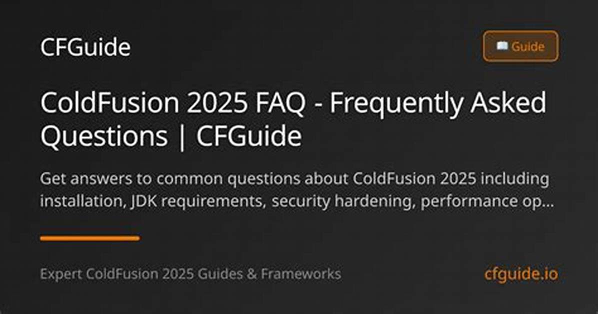Questions Tagged [Coldfusion]