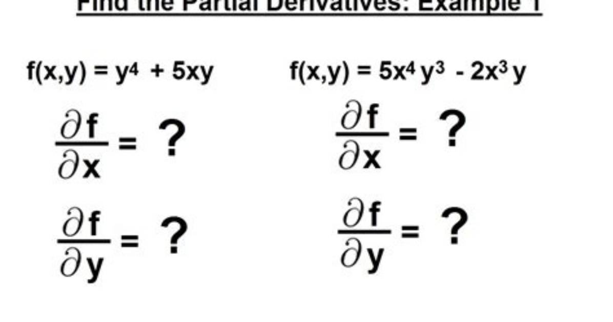 Questions Tagged [Partial-Derivative]