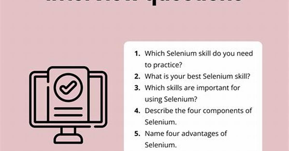 Questions Tagged [Selenium]