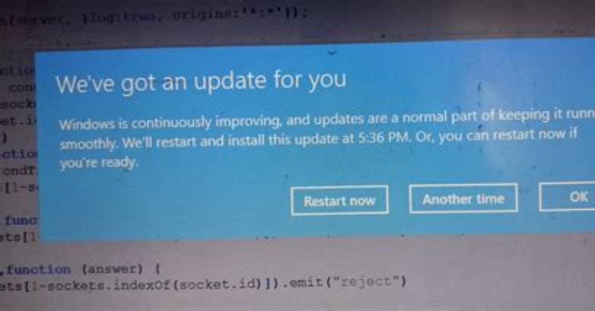Quick Answer: Can I Interrupt Windows Update?