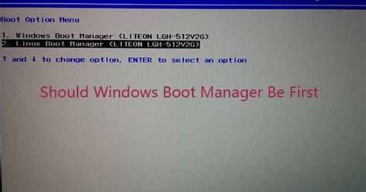 Quick Answer: Can Windows Boot Manager Boot Linux?