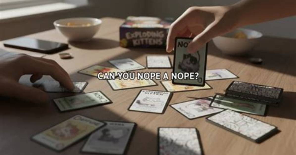 Quick Answer: Can You Nope a Draw in Exploding Kittens