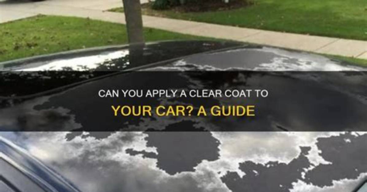 Quick Answer: Can You Put Clear Coat over Epoxy