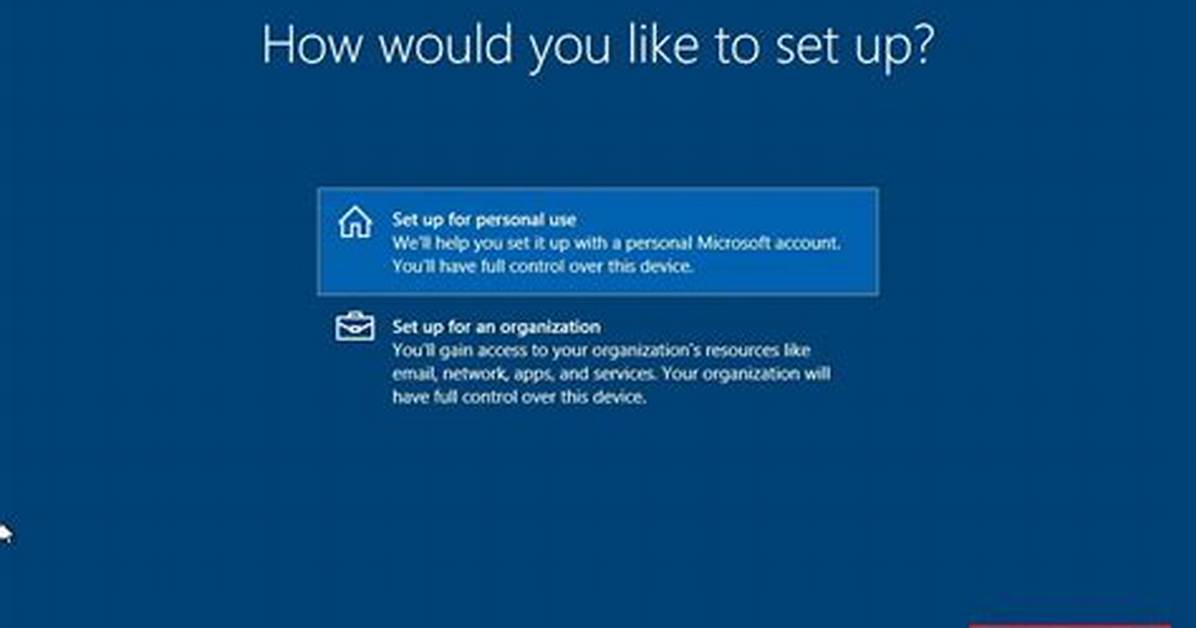 Quick Answer: Can You Setup Windows 10 Home Without a Microsoft Account?