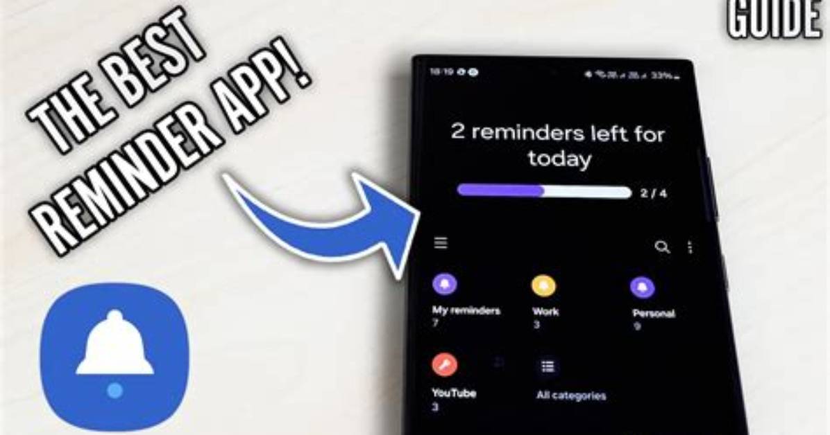 Quick Answer: Does Android Have a Reminder App?