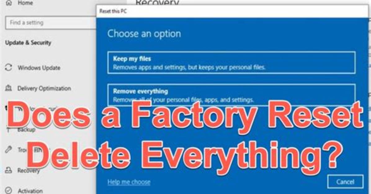 Quick Answer: Does Resetting Windows 10 Delete Drivers?