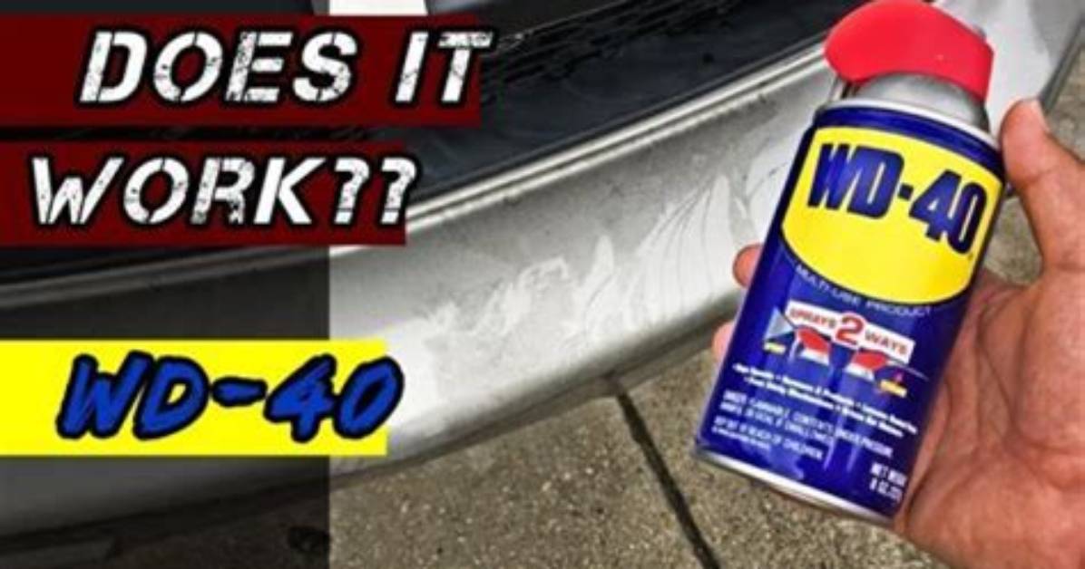 Quick Answer: Does Wd 40 Remove Glue