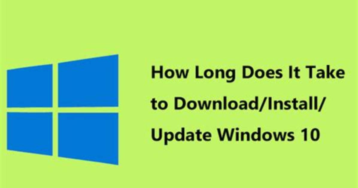 Quick Answer: Does Windows 10 Take Long to Install?
