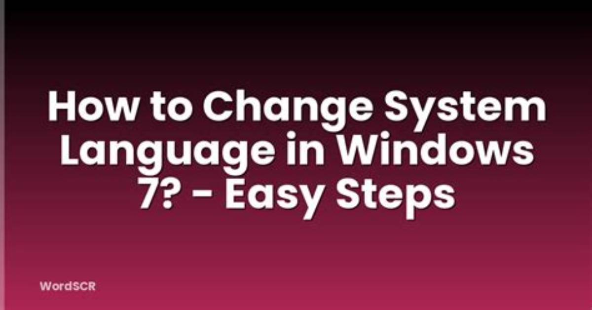 Quick Answer: How Do I Change System Information in Windows 7?