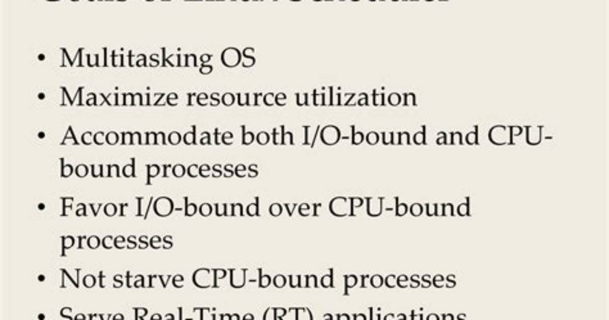 Quick Answer: How Does Linux Scheduler Processes?