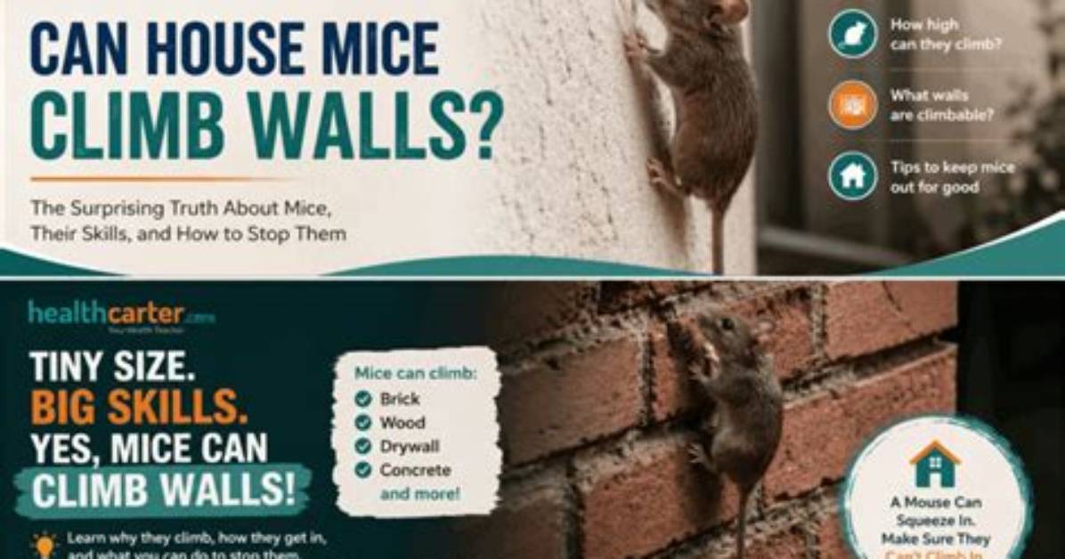 Quick Answer: How High Can Mice Climb Vertically