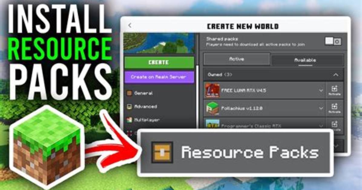 Quick Answer: How to Add Resource Packs to Minecraft Windows 10?