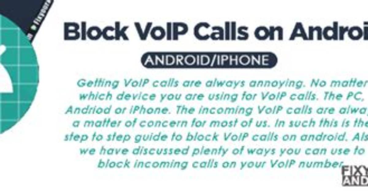 Quick Answer: How to Block Voip Calls on Android?