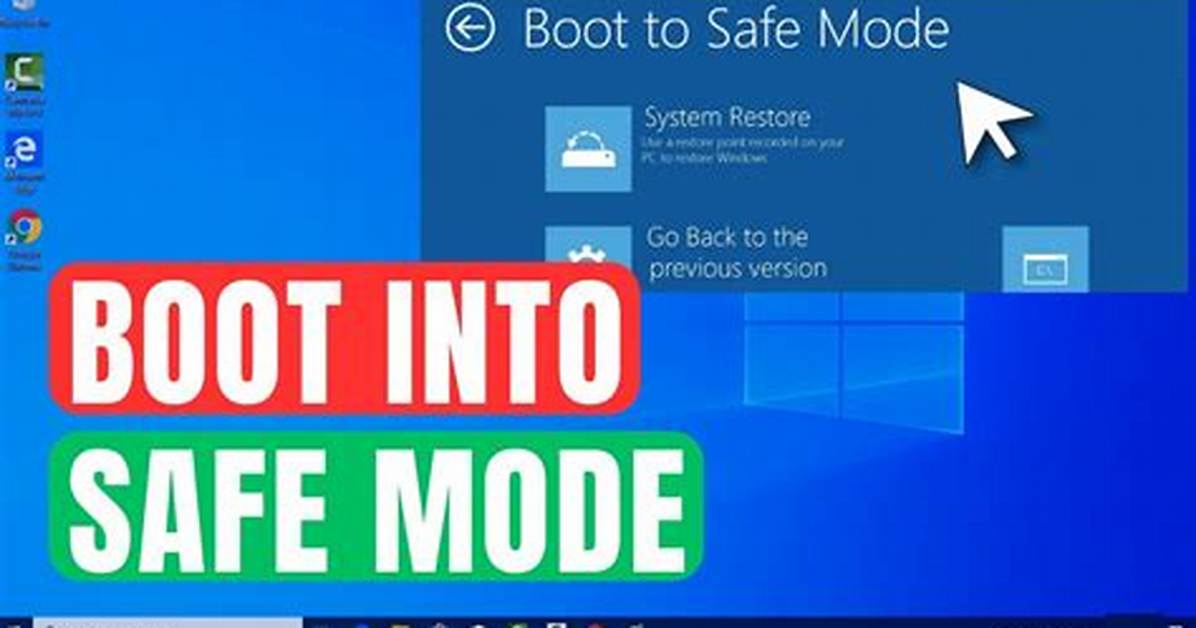 Quick Answer: How to Boot into Safe Mode Windows 10?