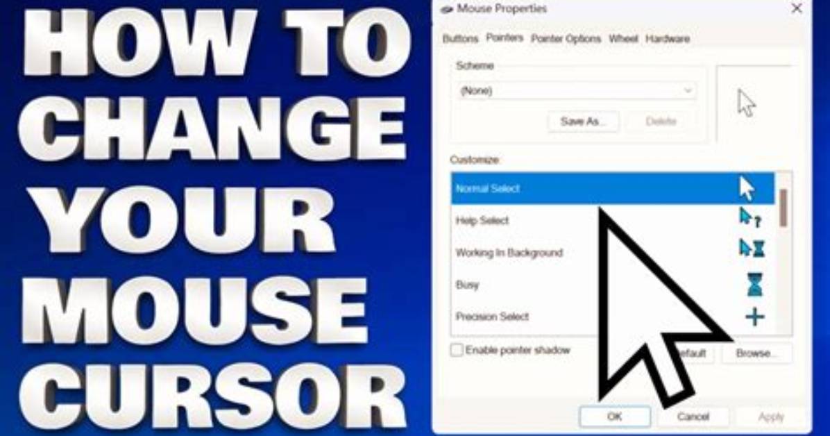 Quick Answer: How to Change Mouse Cursor Windows 10?