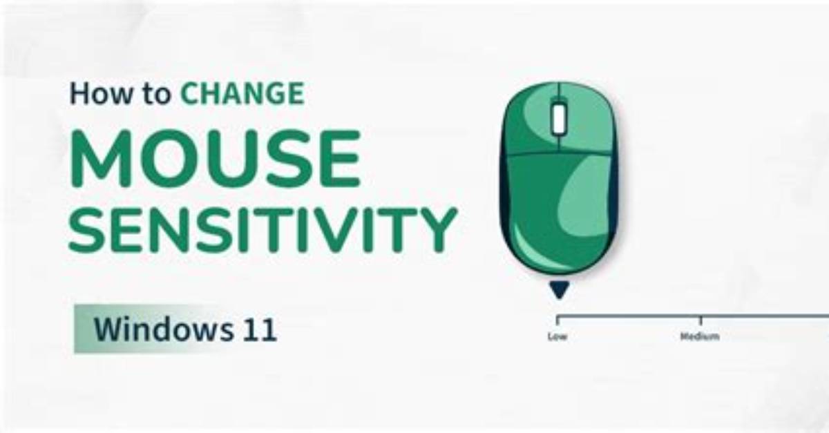 Quick Answer: How to Change Mouse Sensitivity on Windows 10?