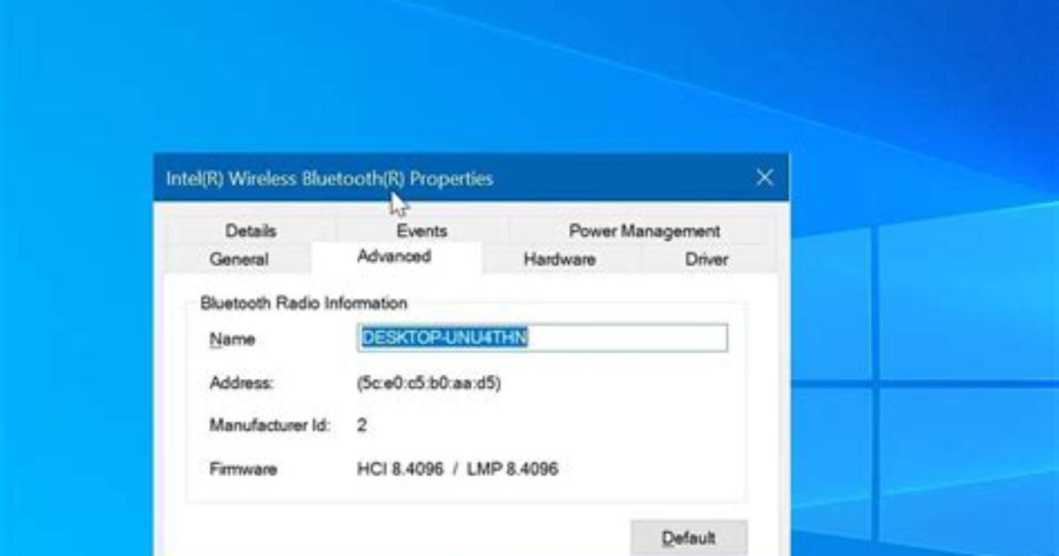 Quick Answer: How to Check Bluetooth Version in Windows 10?