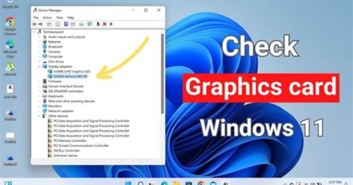 Quick Answer: How to Check Graphics Card Windows 7?