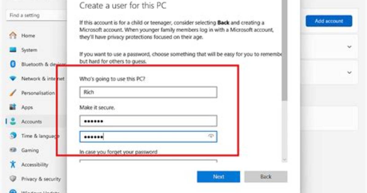 Quick Answer: How to Create New User Account in Windows 10?